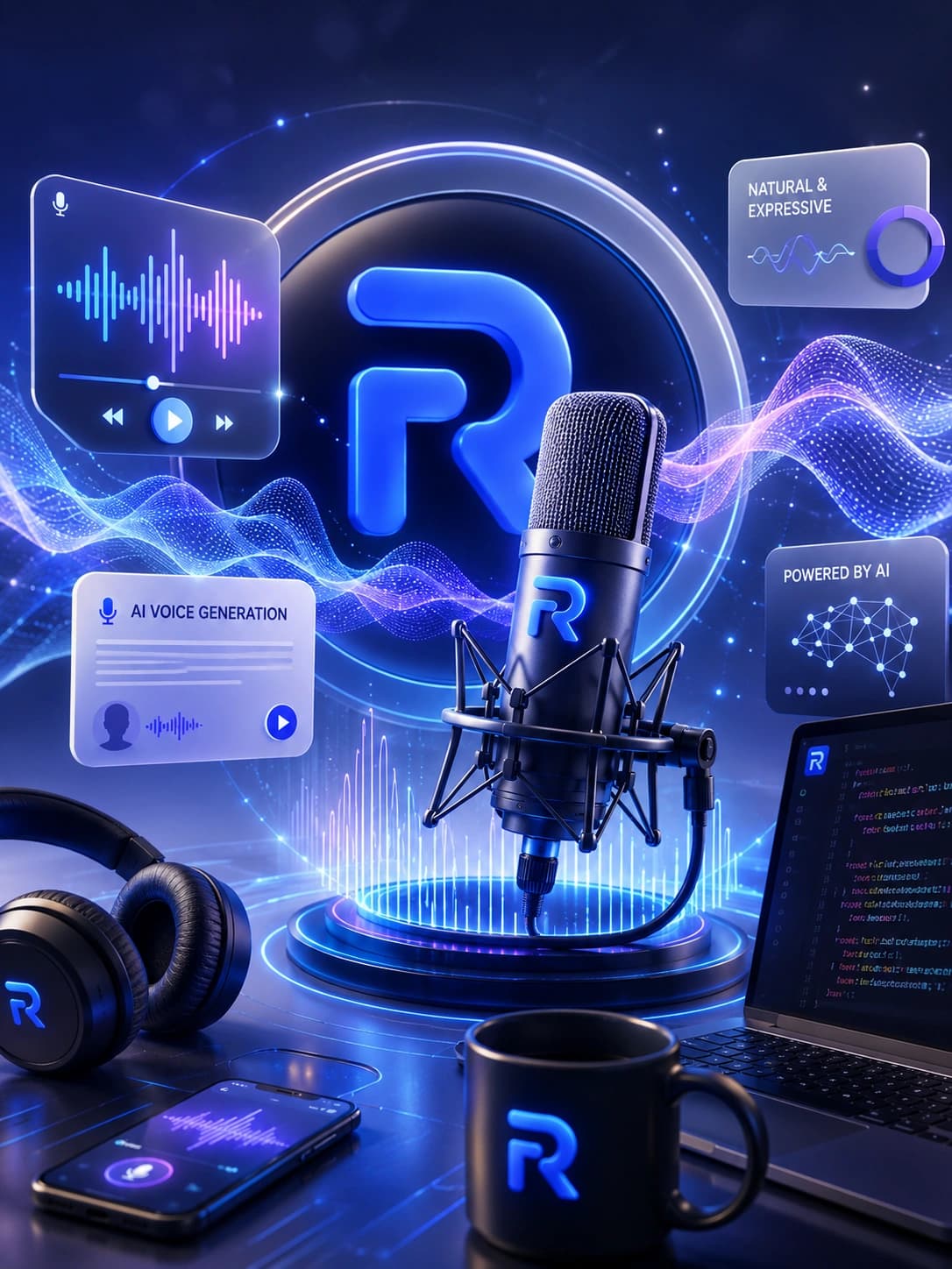 Editorial studio scene representing speech AI articles